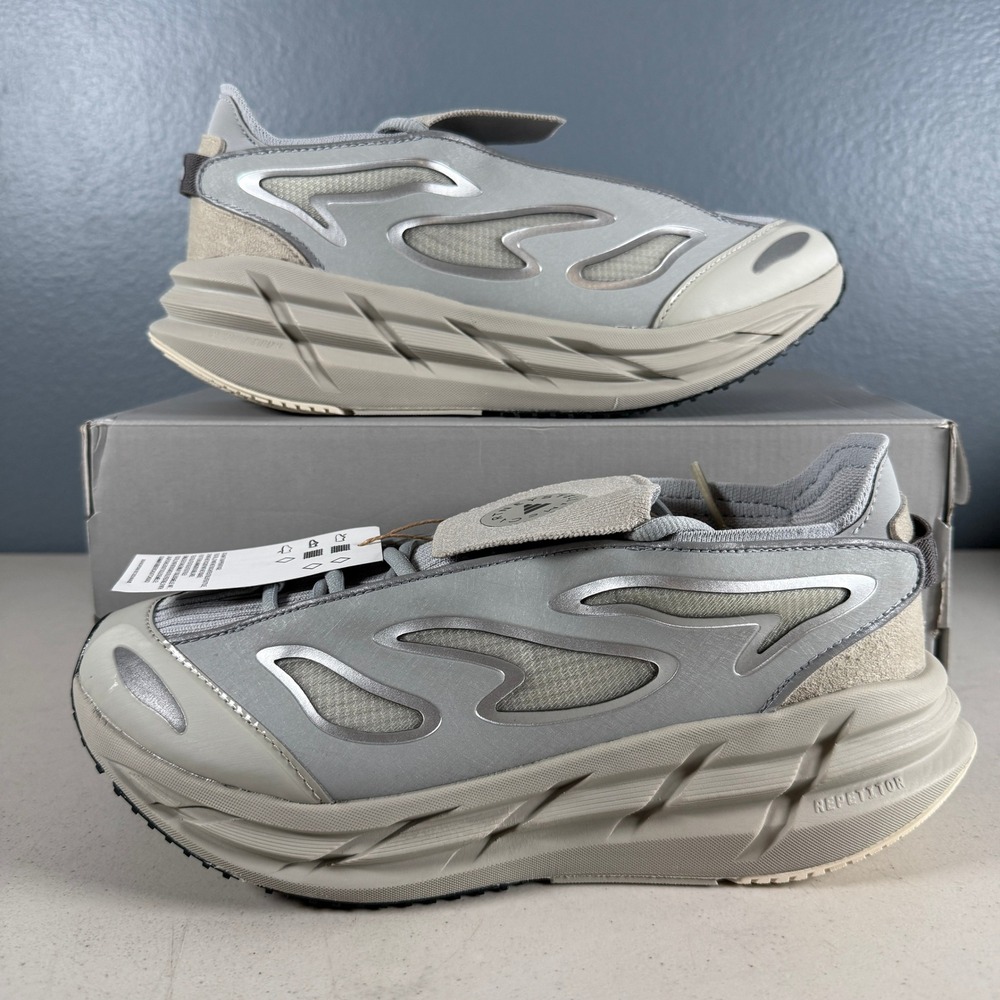Adidas Stella McCartney ASMC Adistar Grey Silver Running Shoes JQ5142 Womens 9.5